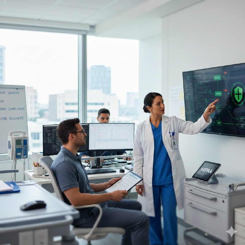 Secure Medical Facility and HIPAA Compliance Monitoring